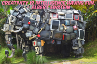 Creativity is intelligence having fun. – Albert Einstein